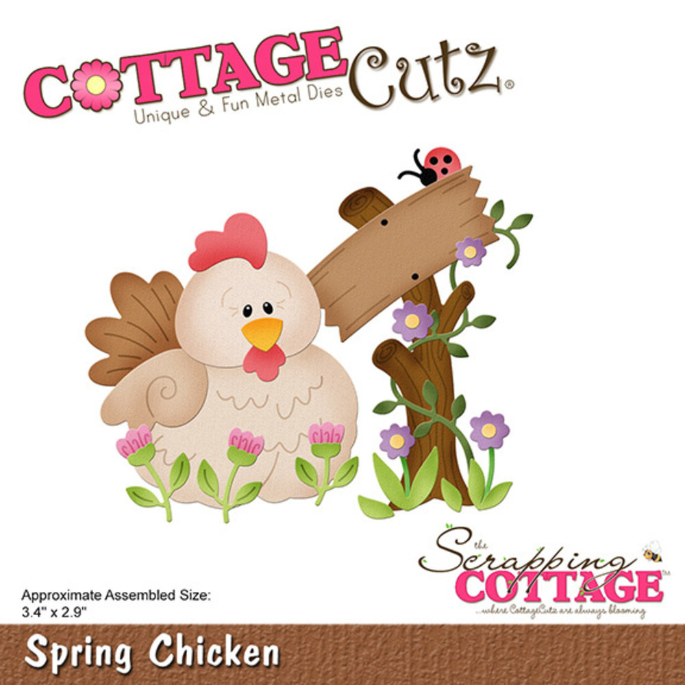 Scrapping Cottage Spring Chicken (CC-1002) (OUTLET) Scrapping Cottage Spring Chicken (CC-1002) (OUTLET)