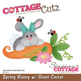 Scrapping Cottage Spring Bunny w/ Giant Carrot (CC-1000) (OUTLET)