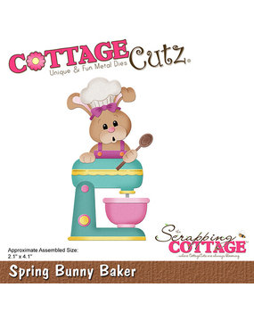 Scrapping Cottage Spring Bunny Baker (CC-999) (OUTLET)