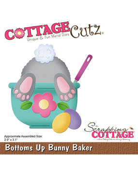Scrapping Cottage Bottoms Up Bunny Baker (CC-990) (OUTLET)
