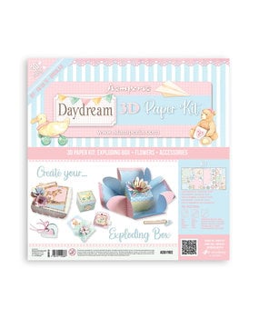 Stamperia 3D Paper Kit 12x12 Inch Daydream Exploding Box (SBPOP12) (DISCONTINUED)