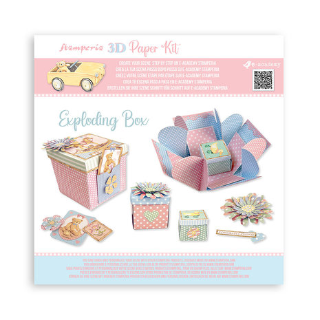 Stamperia 3D Paper Kit 12x12 Inch Daydream Exploding Box (SBPOP12) (DISCONTINUED) Stamperia 3D Paper Kit 12x12 Inch Daydream Exploding Box (SBPOP12) (DISCONTINUED)