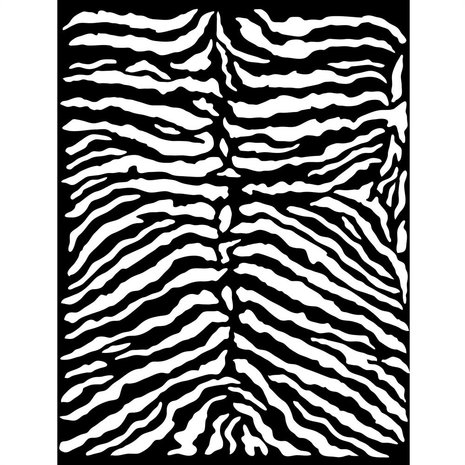 Stamperia Thick Stencil 20x25cm Savana Zebra Pattern (KSTD101) (DISCONTINUED) Stamperia Thick Stencil 20x25cm Savana Zebra Pattern (KSTD101) (DISCONTINUED)