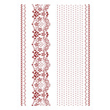 Stamperia Stencil A4 Provence Borders (KSG492) (OUTLET)