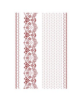 Stamperia Stencil A4 Provence Borders (KSG492) (OUTLET)