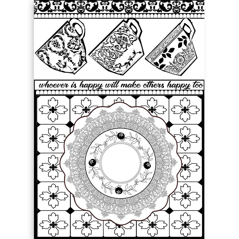Stamperia Clear Prints A4 Casa Granada (SBA418) (OUTLET) Stamperia Clear Prints A4 Casa Granada (SBA418) (OUTLET)