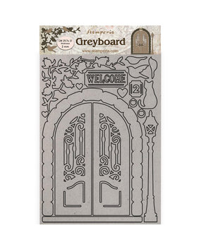 Stamperia Greyboard A4 Casa Granada Welcome Door (KLSPDA449) (DISCONTINUED)