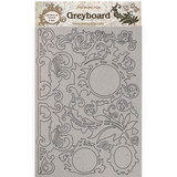 Stamperia Greyboard A4 Casa Granada Decorations (KLSPDA451) (DISCONTINUED)