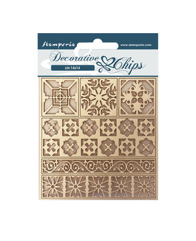 Stamperia Decorative Chips Casa Granada Tiles (SCB109) (DISCONTINUED)