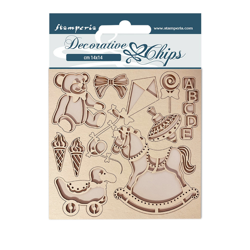 Stamperia Decorative Chips Daydream Kite (SCB126) (OUTLET)
