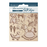 Stamperia Decorative Chips Daydream Kite (SCB126) (DISCONTINUED)
