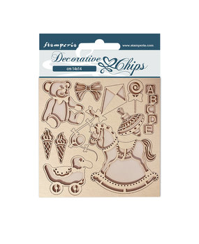 Stamperia Decorative Chips Daydream Kite (SCB126) (DISCONTINUED)