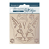 Stamperia Decorative Chips Provence Cat (SCB118) (OUTLET)