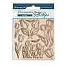 Stamperia Decorative Chips Romantic Garden House Flowers (SCB122) (DISCONTINUED)