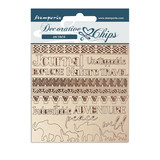 Stamperia Decorative Chips Savana Adventure (SCB129) (DISCONTINUED)