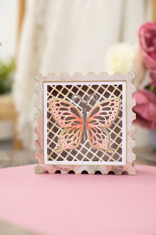 Crafter's Companion Vintage Butterflies Metal Die Marvellous Mariposa (S-VBUT-MD-MMAR) (OUTLET)