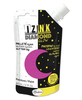 Aladine Izink Diamond Glow Paint Pink (60ml) (82097) (OUTLET)