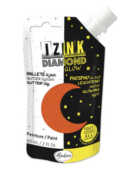 Aladine Izink Diamond Glow Paint Copper (60ml) (82094) (OUTLET)