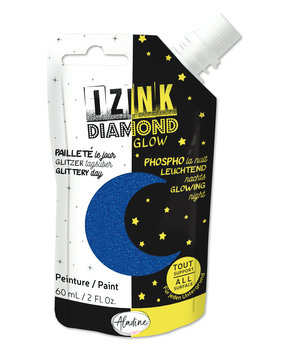 Aladine Izink Diamond Glow Paint Blue (60ml) (82095) (OUTLET)