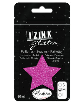 Aladine Izink Glitter Fushia (M/60ml) (80978) (OUTLET)