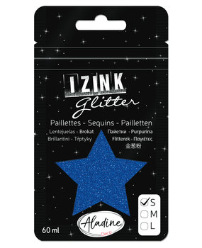 Aladine Izink Glitter Bleu Marine (S/60ml) (80944) (OUTLET)
