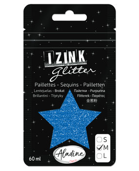 Aladine Izink Glitter Bleu 1 (M/60ml) (80977) (OUTLET)