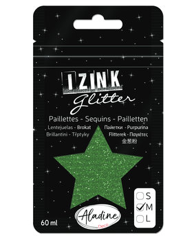 Aladine Izink Glitter Vert Fonce (M/60ml) (80974) (OUTLET)
