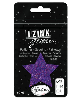 Aladine Izink Glitter Violet Fonce (S/60ml) (80994) (OUTLET)