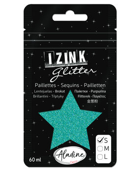 Aladine Izink Glitter Turquoise 2 (S/60ml) (80993) (OUTLET)