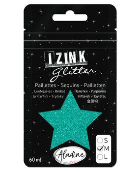 Aladine Izink Glitter Turquoise 1 (M/60ml) (80976) (OUTLET)