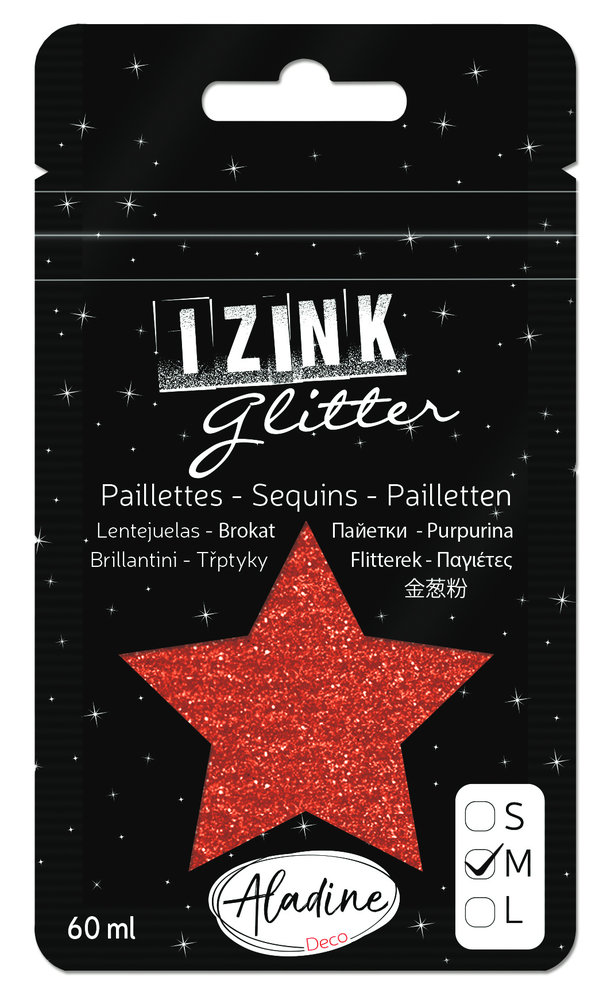 Aladine Izink Glitter Rouge 1 (M/60ml) (80972) (OUTLET) Aladine Izink Glitter Rouge 1 (M/60ml) (80972) (OUTLET)