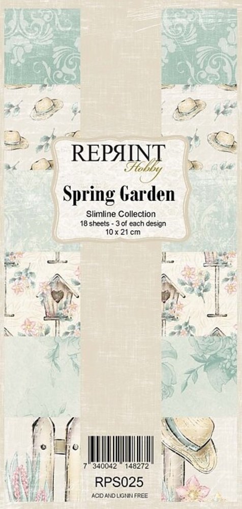 Reprint Spring Garden Slimline Paper Pack (RPS025) (OUTLET)