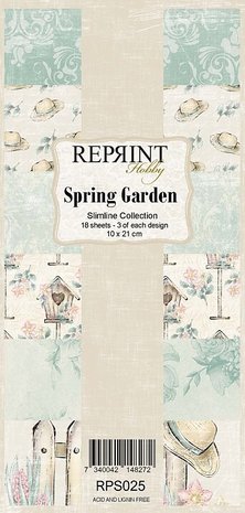 Reprint Spring Garden Slimline Paper Pack (RPS025) (OUTLET)