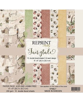 Reprint Fairytale 8x8 Inch Paper Pack (RPM027) (OUTLET)