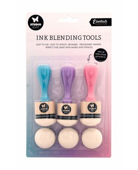 Studio Light Ink Blending Tools + Refill Foam Pads (3/3pcs) (SL-ES-INKAP01) (BASIC)