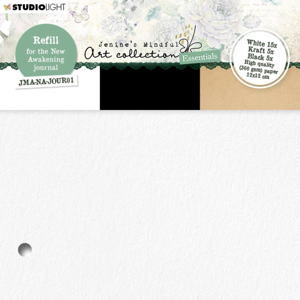 Studio Light Journal Pages 12x12cm White/Black/Kraft Essentials (JMA-ES-JP10) (OUTLET) Studio Light Journal Pages 12x12cm White/Black/Kraft Essentials (JMA-ES-JP10) (OUTLET)