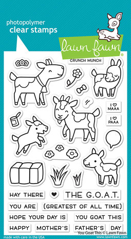 Lawn Fawn You Goat This Clear Stamps (LF2770) (DISCONTINUED)