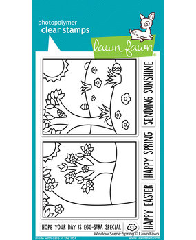 Lawn Fawn Window Scene: Spring Clear Stamps (LF2780) (DISCONTINUED)