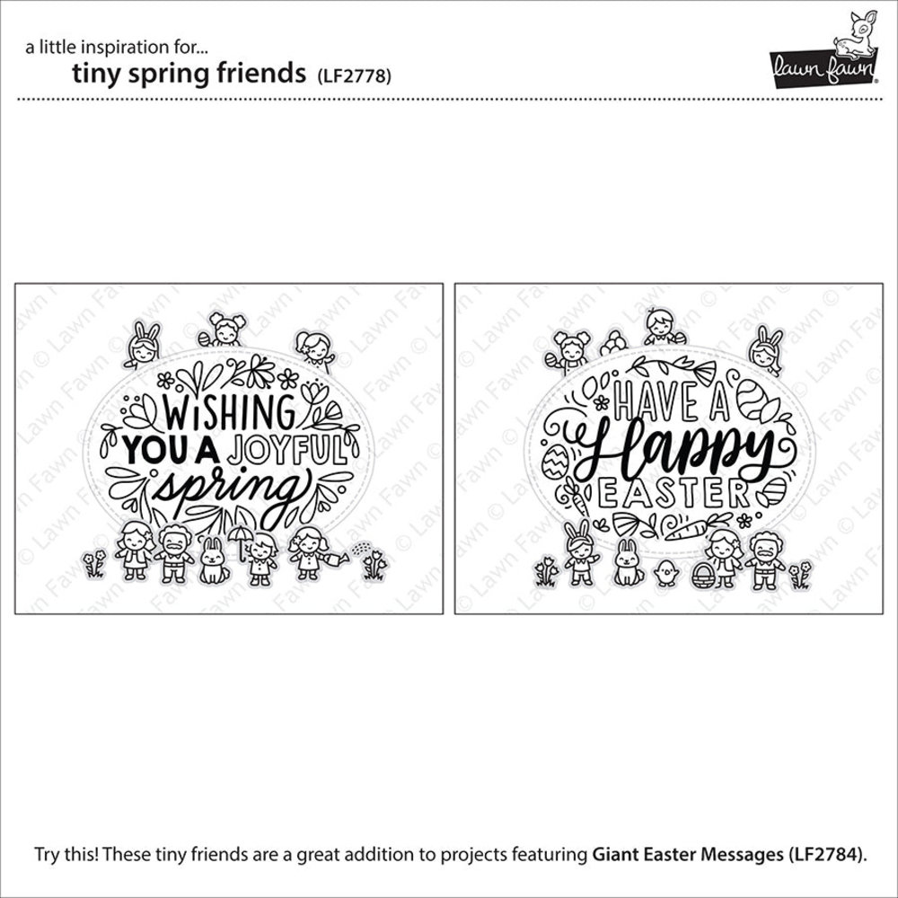 Lawn Fawn Tiny Spring Friends Clear Stamps (LF2778) (OUTLET) Lawn Fawn Tiny Spring Friends Clear Stamps (LF2778) (OUTLET)