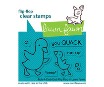 Lawn Fawn Rub-A-Dub-Dub Flip-Flop Clear Stamps (LF2776)