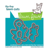 Lawn Fawn Rub-A-Dub-Dub Flip-Flop Dies (LF2777) (OUTLET)
