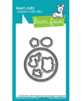 Lawn Fawn Magic Spring Messages Dies (LF2783) (OUTLET)