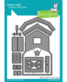 Lawn Fawn Build-a-Barn Dies (LF2796) (DISCONTINUED) Lawn Fawn Build-a-Barn Dies (LF2796) (DISCONTINUED)