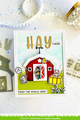Lawn Fawn Build-a-Barn Dies (LF2796) (DISCONTINUED) Lawn Fawn Build-a-Barn Dies (LF2796) (DISCONTINUED)