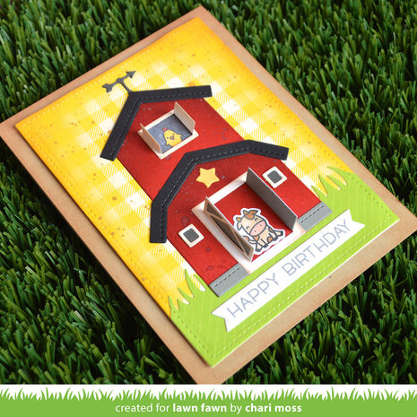 Lawn Fawn Build-a-Barn Dies (LF2796) (DISCONTINUED) Lawn Fawn Build-a-Barn Dies (LF2796) (DISCONTINUED)