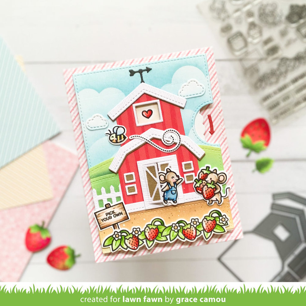 Lawn Fawn Build-a-Barn Dies (LF2796) (DISCONTINUED) Lawn Fawn Build-a-Barn Dies (LF2796) (DISCONTINUED)