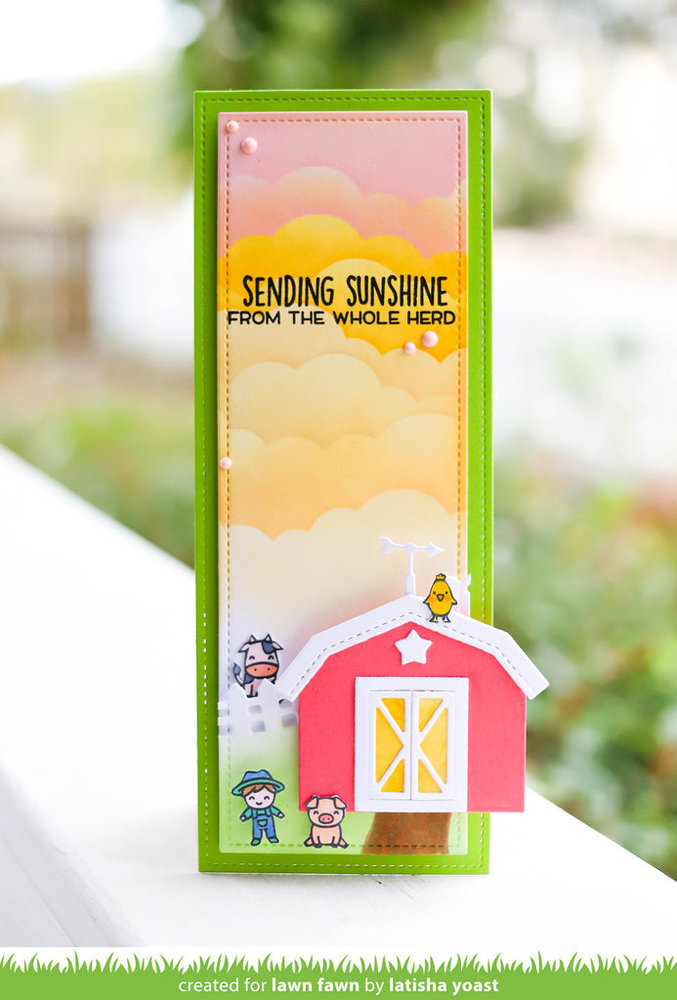 Lawn Fawn Build-a-Barn Dies (LF2796) (OUTLET) Lawn Fawn Build-a-Barn Dies (LF2796) (OUTLET)