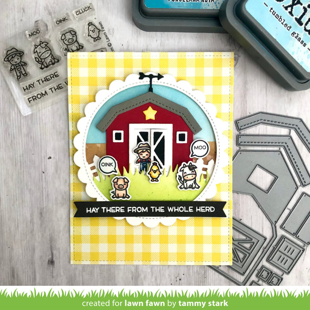 Lawn Fawn Build-a-Barn Dies (LF2796) (DISCONTINUED) Lawn Fawn Build-a-Barn Dies (LF2796) (DISCONTINUED)