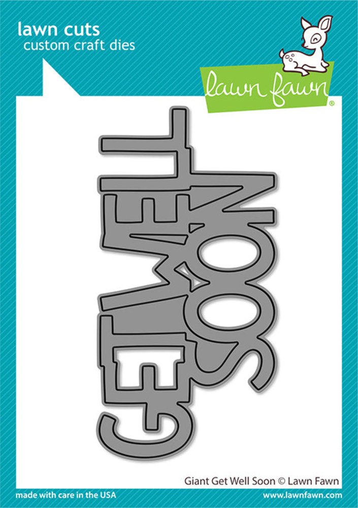Lawn Fawn Giant Get Well Soon Dies (LF2804) (DISCONTINUED) Lawn Fawn Giant Get Well Soon Dies (LF2804) (DISCONTINUED)
