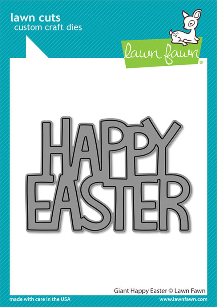 Lawn Fawn Giant Happy Easter Dies (LF2801) (DISCONTINUED)